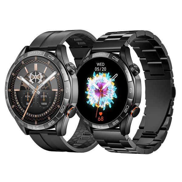 HAYLOU Solar 5 Smart Watch with 1.58″ Amoled Display & Bluetooth Calling