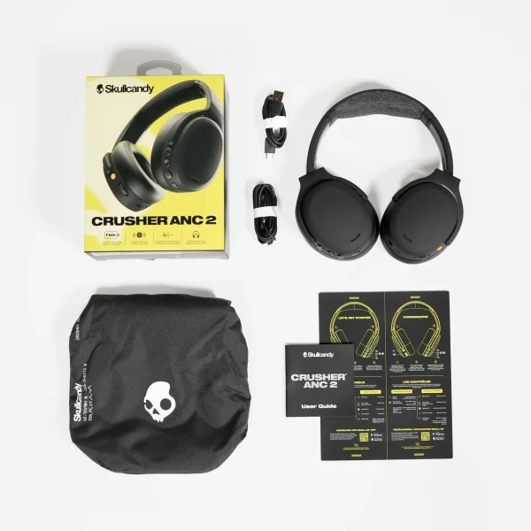 SkullCandy CRUSHER ANC 2 Sensory Bass Headphones with Active Noise Cancellation