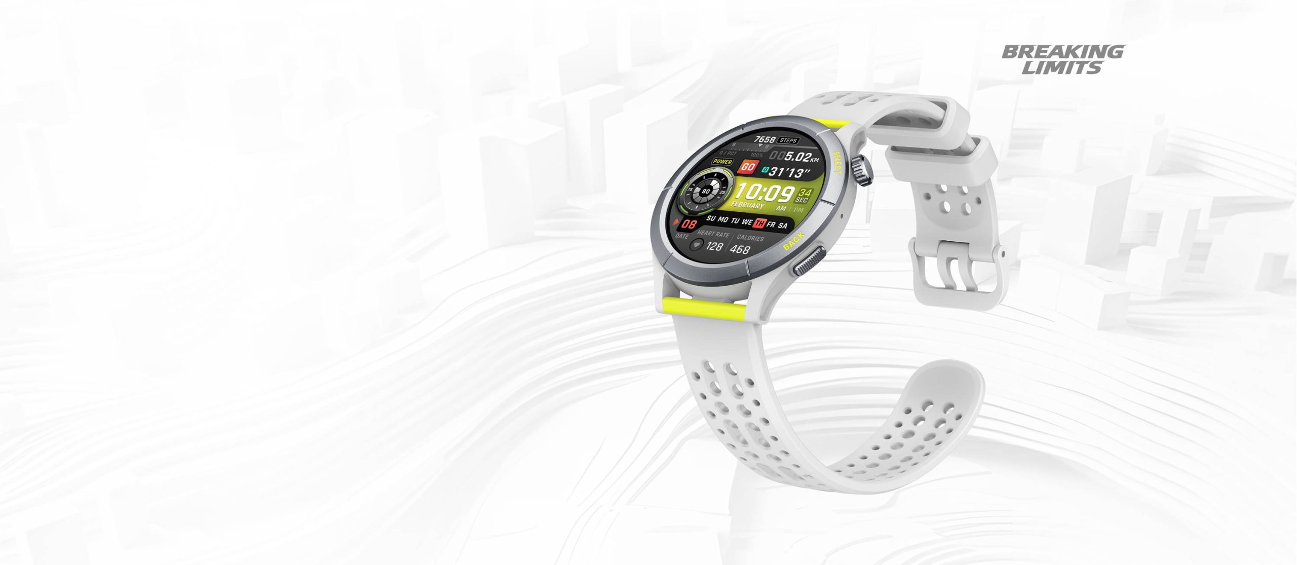 Amazfit Cheetah Round Smart watch uses MaxTrack GPS technology for precise positioning, a personalized AI-powered running coach, and advanced 24/7 health tracking. It offers route navigation, voice assistant, music storage, and seamless connectivity to fitness apps, making it a powerful tool for athletes.