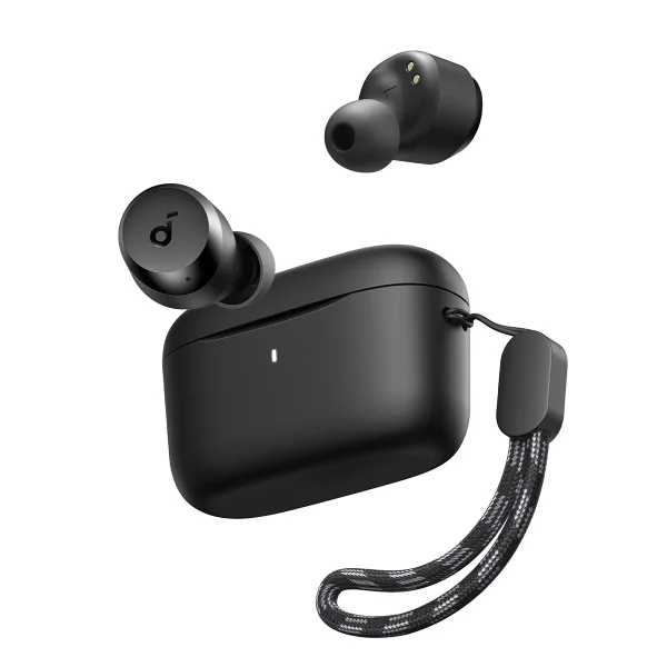 Anker soundcore A20i true wireless earbuds offer a combination of features and specs designed for a convenient and enjoyable listening experience. Key features include customized sound with 22 preset EQs and customizable tap controls via the soundcore app, BassUp technology for enhanced bass, AI-enhanced clear calls with two built-in microphones, and a long playtime of up to 28 hours with the charging case.
