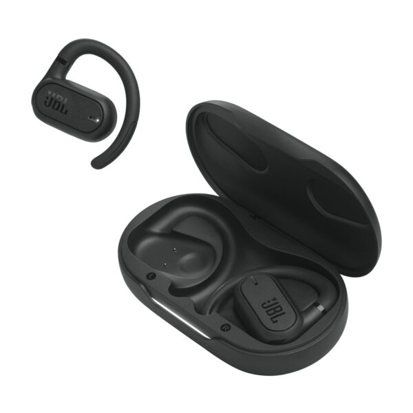 JBL Soundgear Sense are true wireless open-ear headphones designed to offer a unique listening experience that combines personal audio with environmental awareness. Unlike traditional earbuds that seal the ear canal, the Soundgear Sense utilizes an open-ear design, making them ideal for users who need to stay connected to their surroundings.