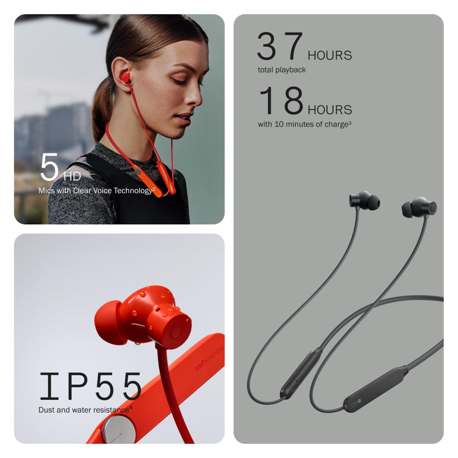 Nothing CMF Neckband Pro is a meticulously engineered audio accessory designed to deliver an exceptional listening experience with a focus on immersive sound, advanced noise cancellation, and seamless connectivity. This neckband is crafted for users who demand high-fidelity audio, crystal-clear calls, and long-lasting performance in various environments.