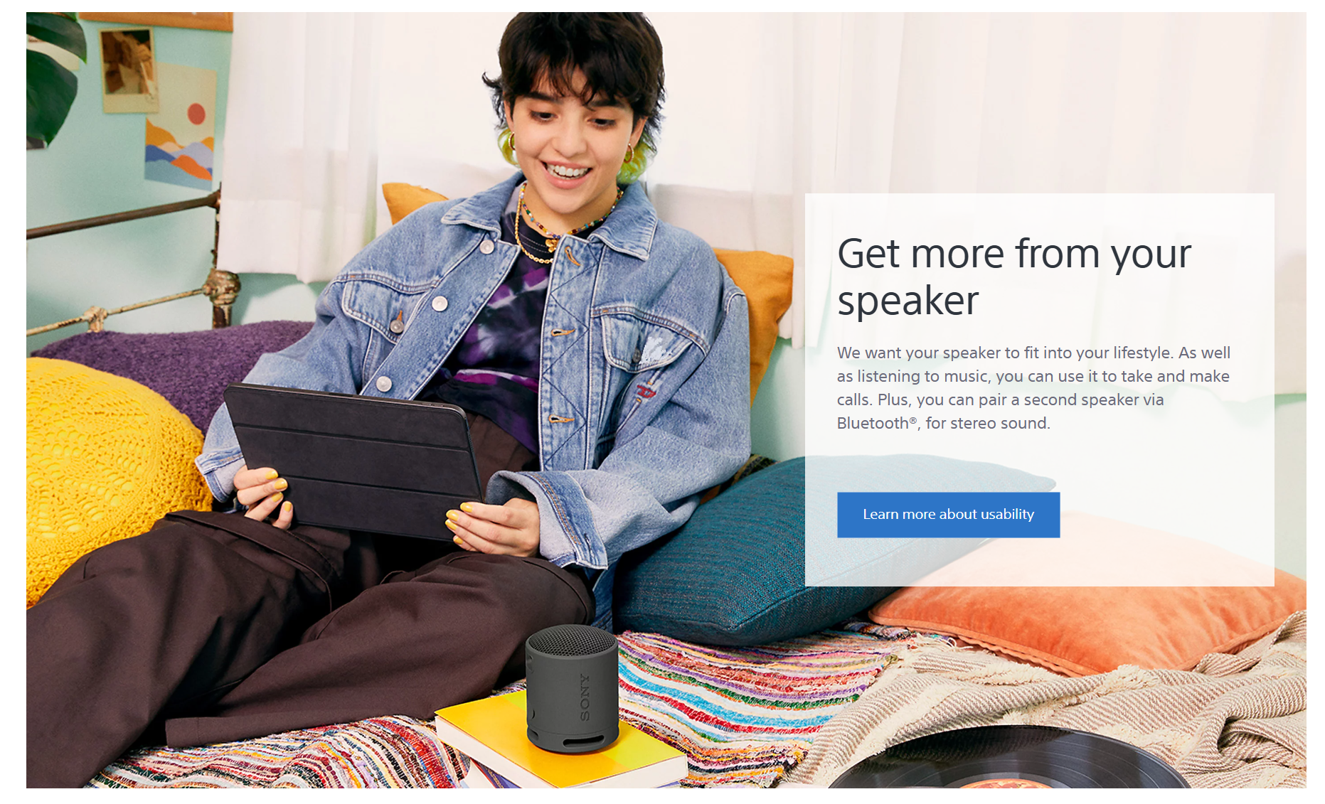 Sony SRS-XB100 Wireless Speaker is more than just a portable speaker; it's a testament to powerful sound, enduring design, and environmental consciousness, making it a superb choice for music lovers everywhere.