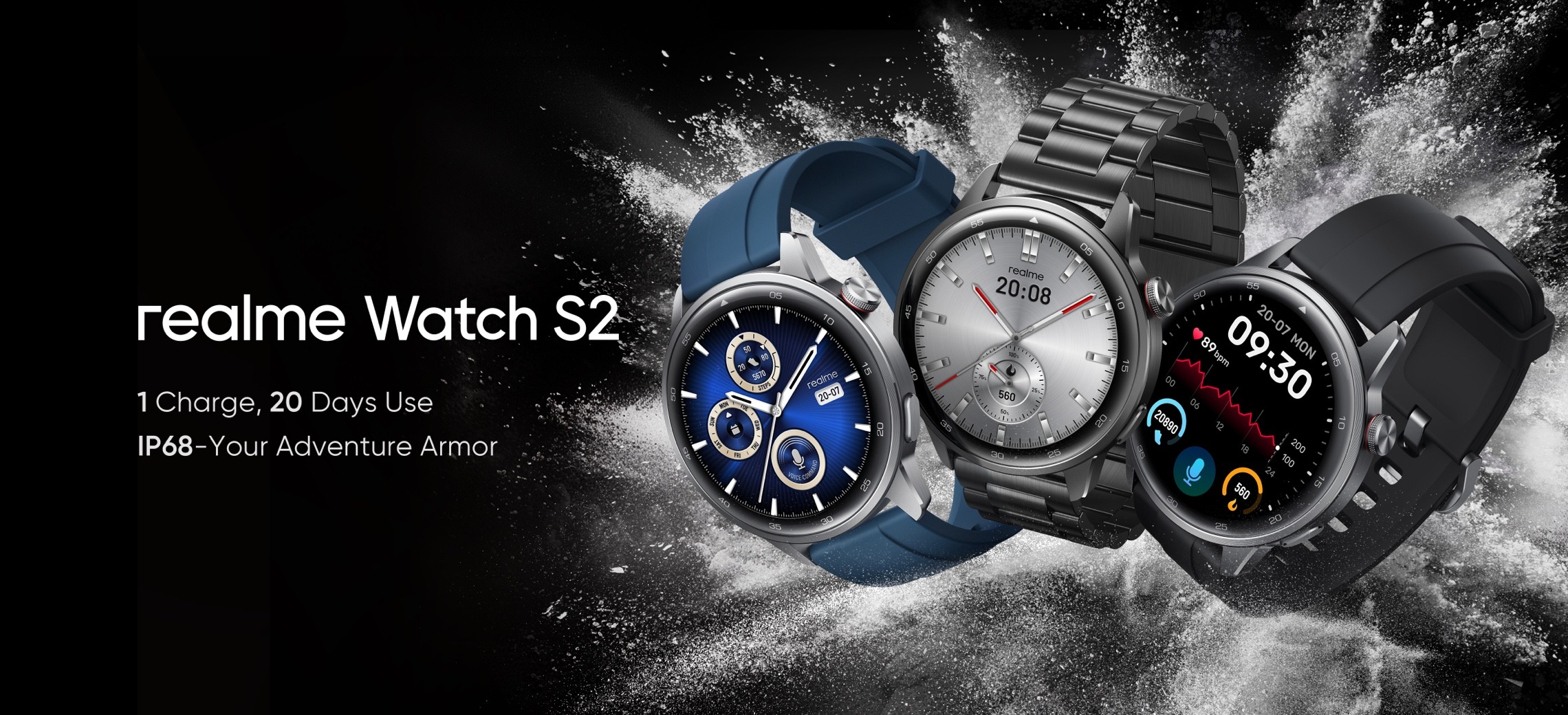 realme Watch S2 is a feature-packed smartwatch designed to elevate your lifestyle with cutting-edge technology, sleek aesthetics, and intelligent health tracking. Whether you're a fitness enthusiast, a tech lover, or someone who values convenience, the Watch S2 delivers on all fronts.