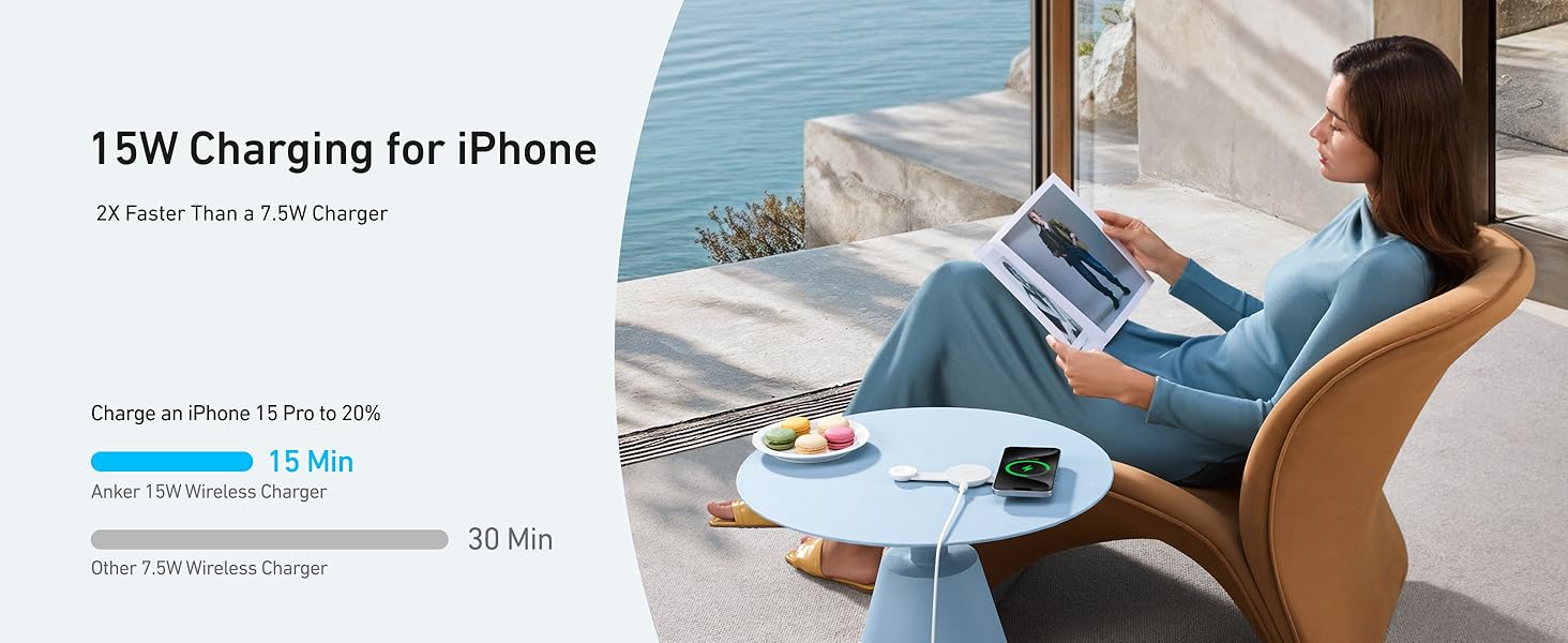 Anker MagGo Wireless Charging Station (3-in-1, Foldable Pad) is not just a charger; it’s a revolution in portable power