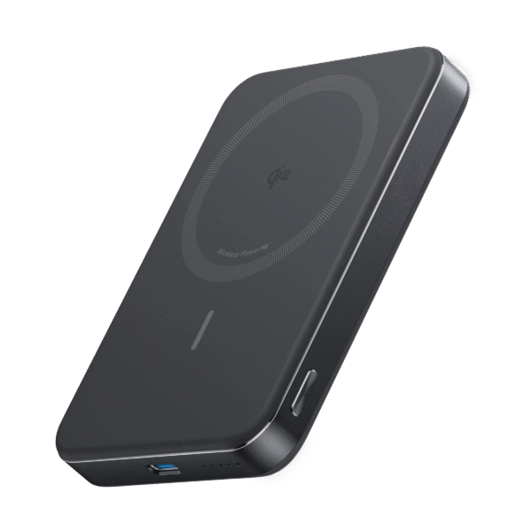 Charging Reimagined | Anker Ultra-Slim Magnetic-Power-Bank 10k :Experience the next evolution of portable charging with the Anker MagGo Power Bank (10K, Slim). This isn't just a power bank; it's a seamless extension of your iPhone, designed to deliver efficient and secure power on the go