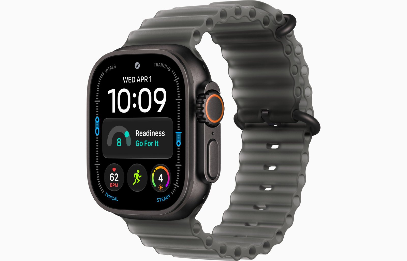 Apple Watch Ultra 4 Black Titanium Translucent Black Ocean Band Aw Tech Store