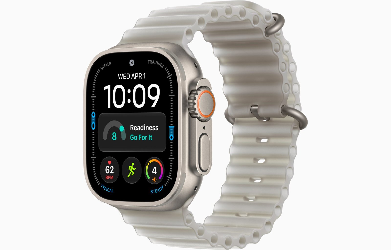 Apple Watch Ultra 4 Natural Titanium Translucent Gray Ocean Band Aw Tech Store